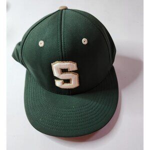 Richardson Spartans Green Baseball Cap With Embroidered S Adjustable Strap SM-MD